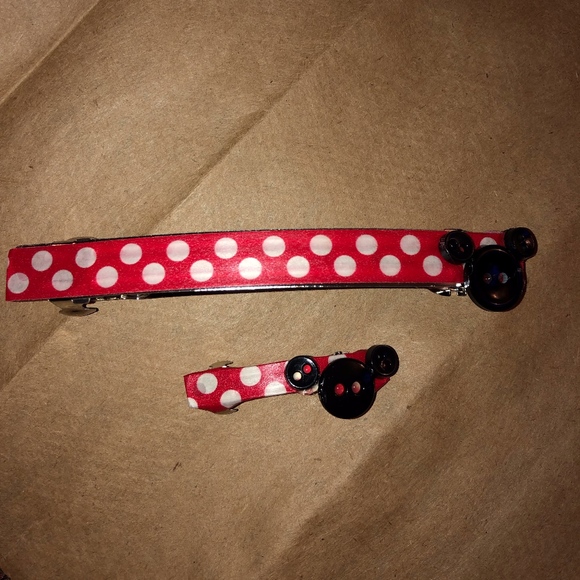 🌟🏆⭐️ HP New Minnie& Mickey Hair Clips barrettes - Picture 3 of 3